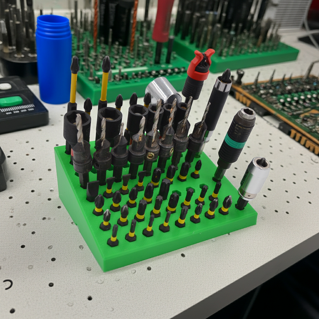 HobbyBloxs® 68 Hole Hex Drive Bit Storage Blox