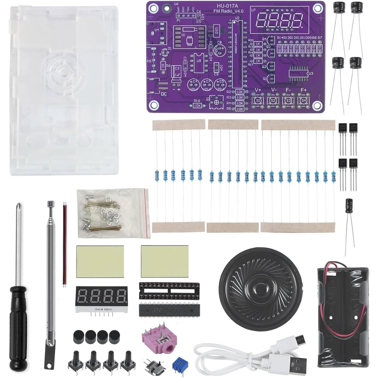 DIY FM Radio Soldering Kit dual Power Electronic Project