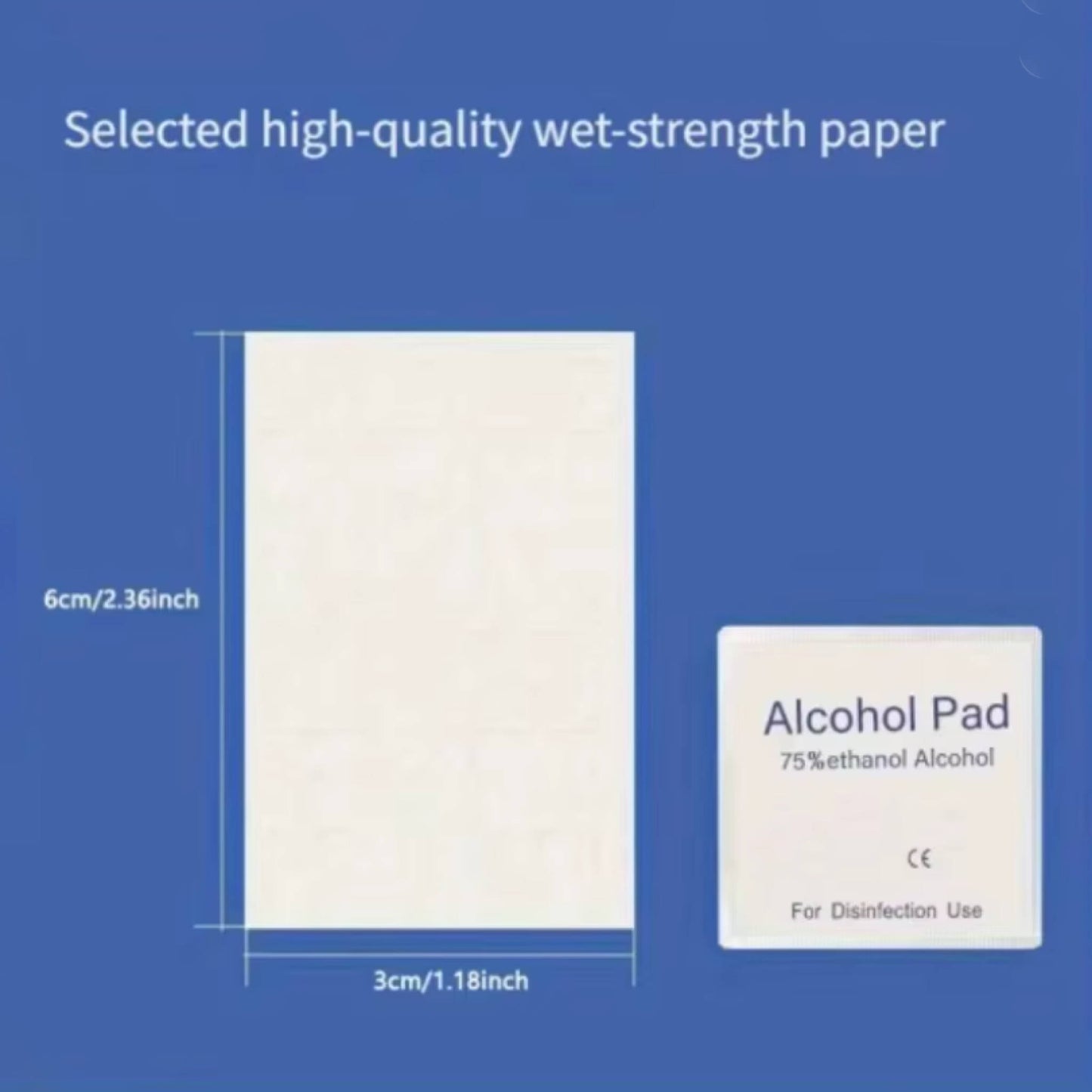 75% Alcohol Wet Wipe Pads