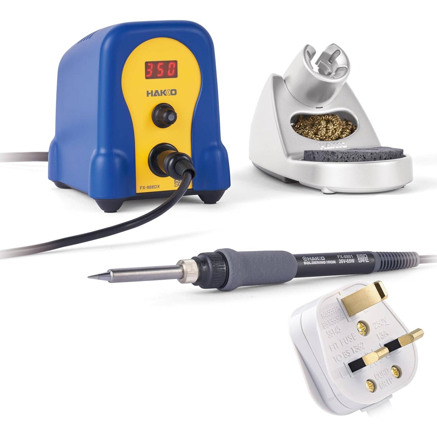 Hakko FX888DX-44BY 100W Dial Control Digital Soldering Station with Soldering Iron