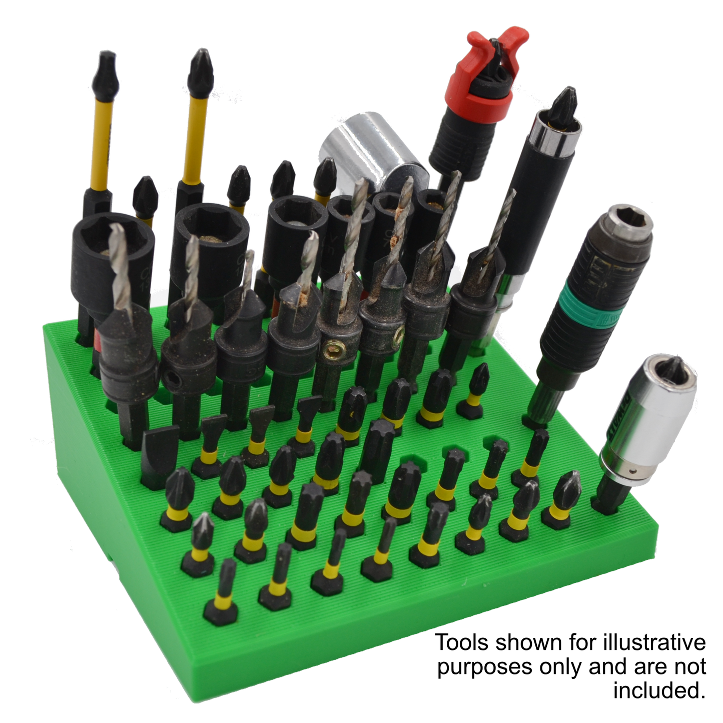 HobbyBloxs® 68 Hole Hex Drive Bit Storage Blox