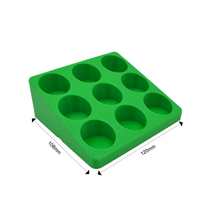 HobbyBloxs® 9 Hole Bottle Storage Blox