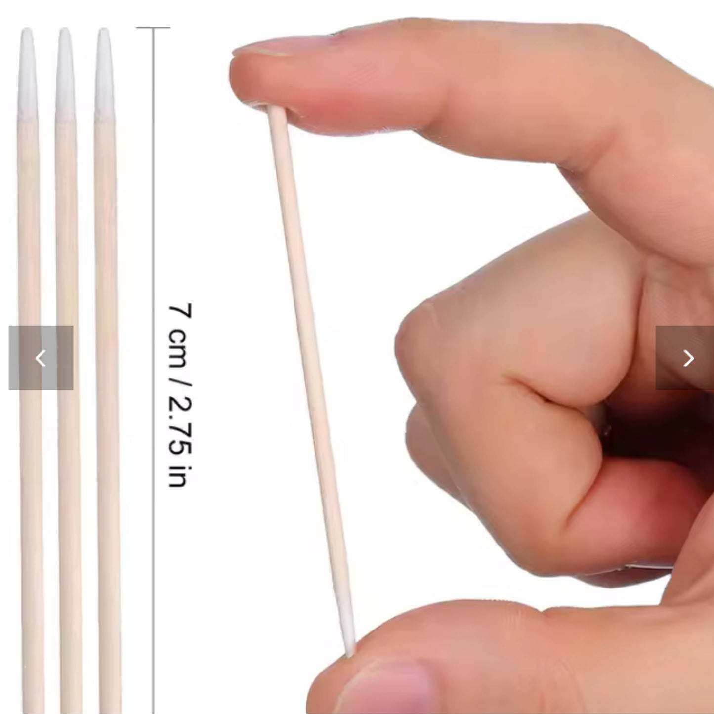 Micro Wooden Stick Cotton Swabs