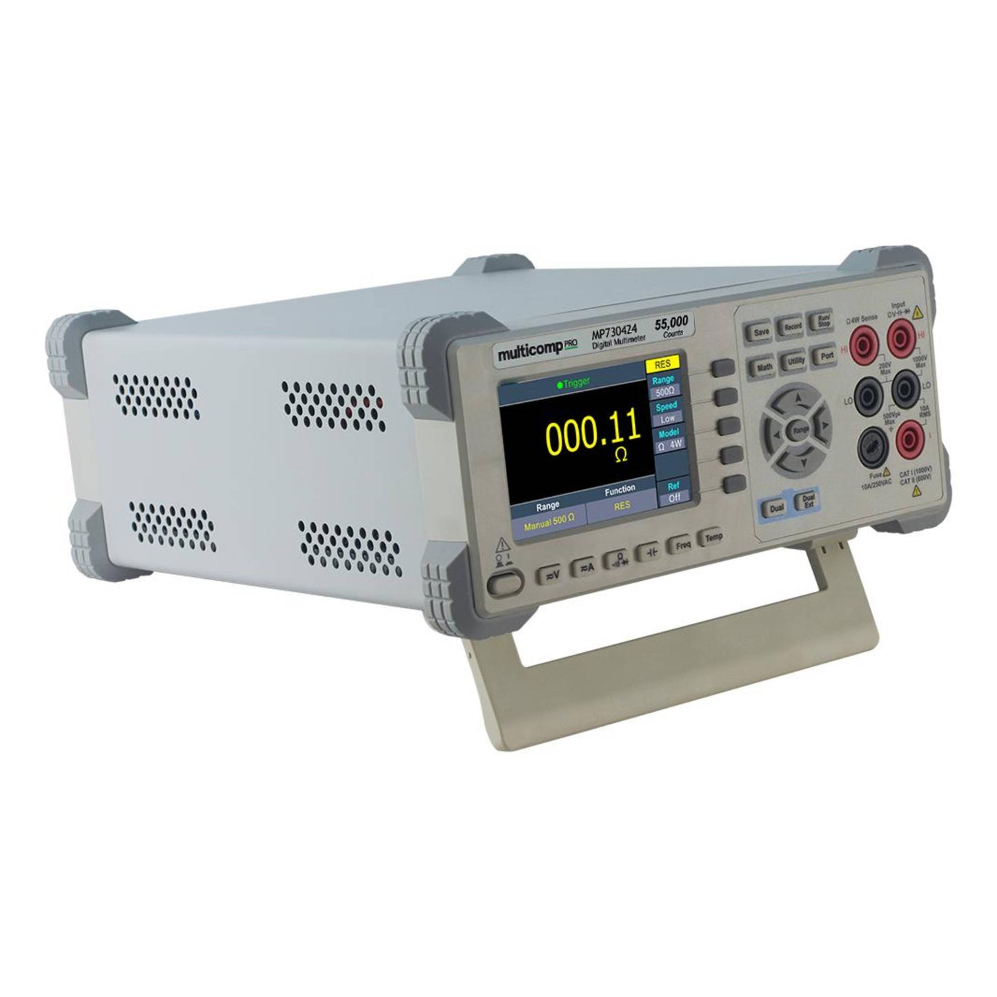 Multicomp Pro MP730424 Bench Top Digital Multimeter, 750V AC/1kV DC, 10A