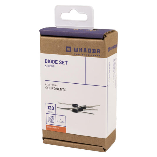 WHADDA Through Hole Diode Set, 120 Pieces - K/DIODE1