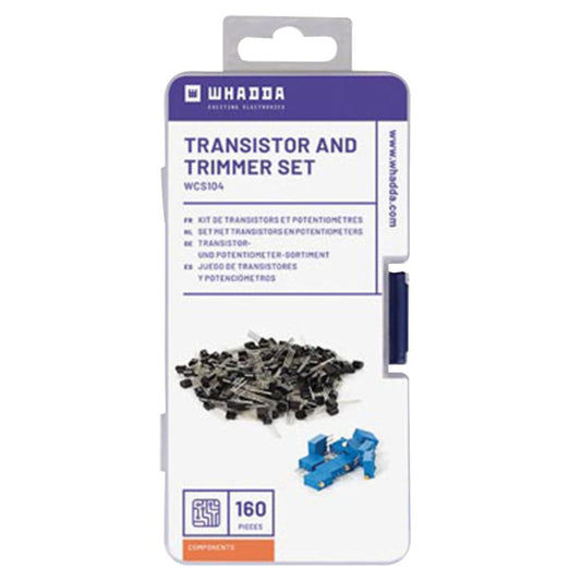 WHADDA 160 Piece Transistor and Trimmer Kit - WCS104